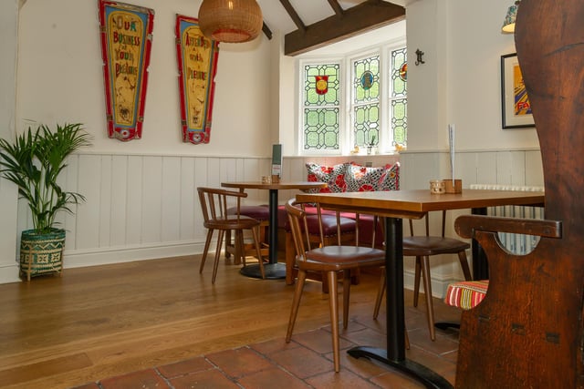 The refurbished interior of the White Lion pub in Radford Semele.