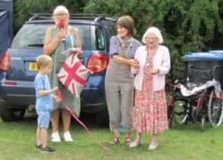'Peggy' enjoys an outing.