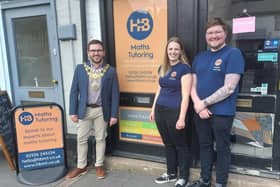 The Mayor of Warwick, Cllr Richard Edgington with Hayley Booth and Andrew Booth. Photo supplied