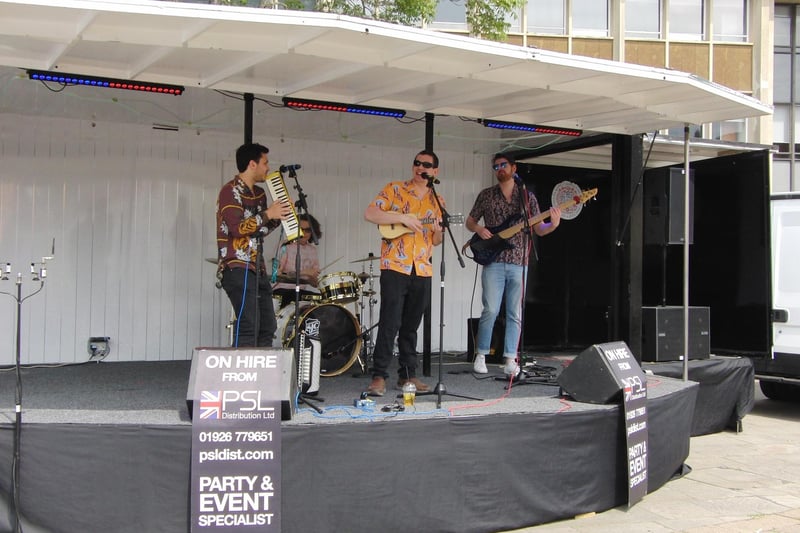 The festival also featured a stage with live entertainment. Photo by Geoff Ousbey