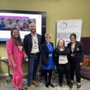 From the left, Charlotte Smith (WSES Team Manager at Warwickshire County Council), Steven Convery (Business Skills Advisor at Warwickshire County Council), Kirstie Kennedy (HR Manager at Lisi Aerospace), Rhiannon (HR Administrator at Lisi Aerospace) and Claire Dougan (WSES Employment Support Advisor at Warwickshire County Council