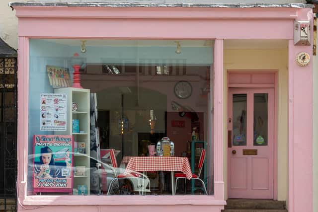 A new vintage hair salon has recently opened in Chandos Street in Leamington. Photo by Mike Baker