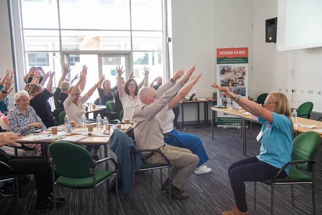 Think Active’s seated exercise taster session. Photo supplied