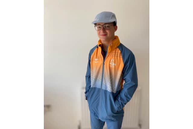 18-year-old Samuel White from Warwick applied for the games when his football coach was nominated for an unsung hero award in June 2022. After attending an interview in Birmingham, Sam received confirmation that he had been successful in his application to be a volunteer. Photo supplied by Warwickshire County Council