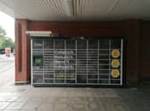 InPost's post collection locker is currently covering the blue plaque dedicated to legendary Warwick boxer Dick Turpin.  The plaque was put up outside Sainsbury's in Saltisford last November. Picture supplied.