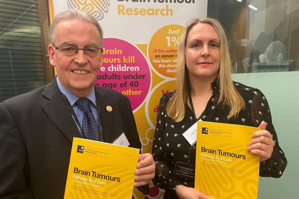 Petr Realf and daughter Maria Lester at the launch of the APPGBT report.