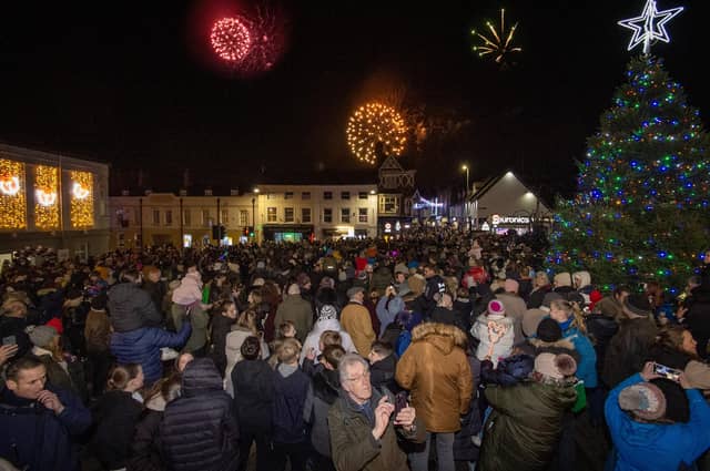 The switch-on was followed by a traditional firework display.