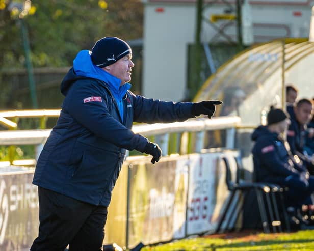 Paul Holleran was pleased with aspects of Leamington's display.