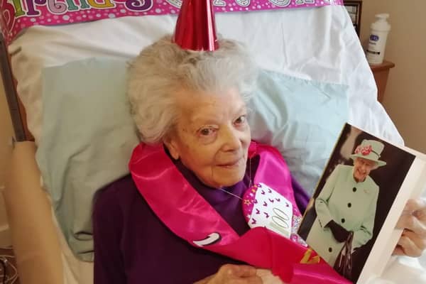Brin on her 100th birthday.