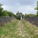 Newton Farm track bridge.