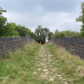 Newton Farm track bridge.
