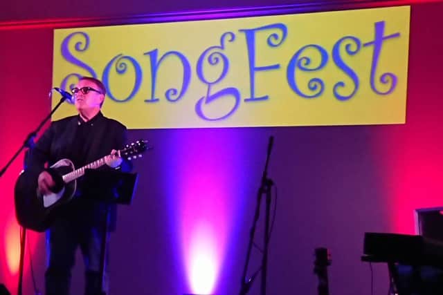 Chris Difford performing at a previous SongFest (2019)