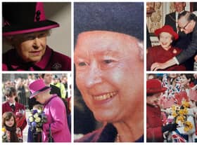 Archive photos of the Queen's visits to Leamington and Warwick