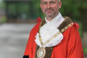 Rugby Mayor Simon Ward. Picture: Rugby Borough Council.