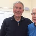 David with Geoffrey, one of the members of Sporting Memories