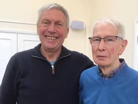 David with Geoffrey, one of the members of Sporting Memories