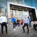 Leamington Spa-based R&Co Communications has been shortlisted for three PR industry awards. Some of the team are pictured outside The Mailbox, Birmingham, where the company has just taken on office space. Photo supplied