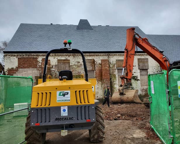 Work at the former Stoneleigh Arms pub and Old School sites in Leamington