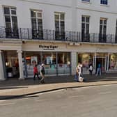 The former Paperchase shop on the Parade in Leamington before it closed in March 2023. Photo by Google Streetview