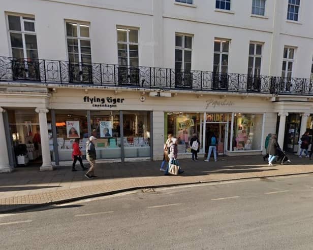 The former Paperchase shop on the Parade in Leamington before it closed in March 2023. Photo by Google Streetview