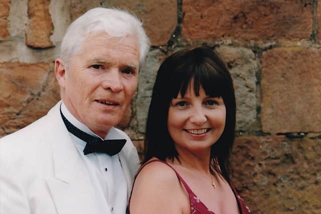 Tracey McAtamney with her late husband Tony. Photo supplied
