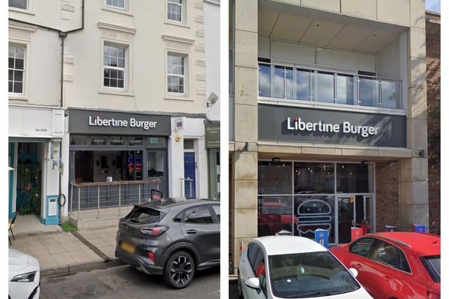 Libertine Burger, which has sites in Leamington, Rugby and Stratford has been nominated in the Best Burger and American category. Photo shows Libertine Burger in Warwick Street in Leamington (left) and Libertine Burger in Chapel Street in Rugby (right).