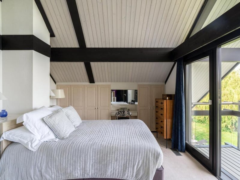One of the bedrooms.