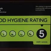New food hygiene ratings have been awarded to places in Rugby.