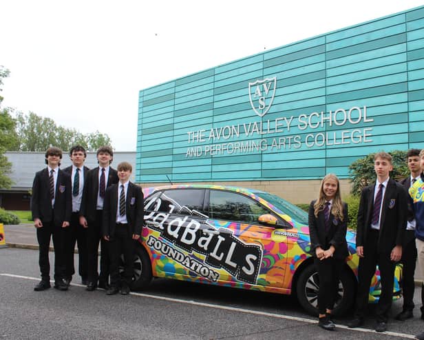 Year 10 students from The Avon Valley School and Performing Arts College were recently visited by The Oddballs Foundation who shared an important message to raise awareness about testicular cancer.