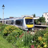 A train leaving Leamington Station. Picture supplied.