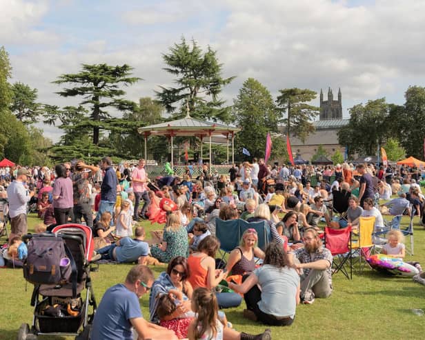 The Leamington Food and Drink Festival in 2021. Photo by Jamie Gray