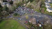 The car park at St Nicholas Park in Warwick.