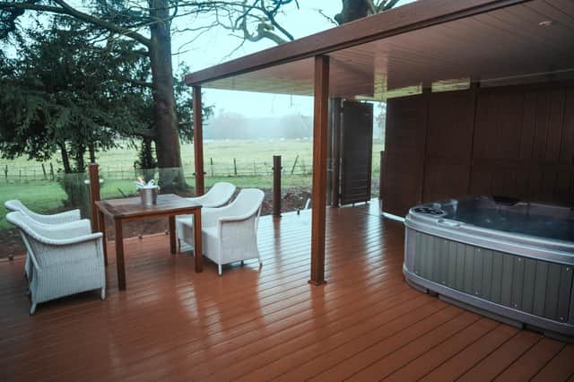‘Serenity’ has arrived at Warwick’s Wroxall Abbey Hotel in the form of new hot tubs. From this weekend, guests can now book use of one of four private cabins, overlooking some of the grounds. Photo supplied