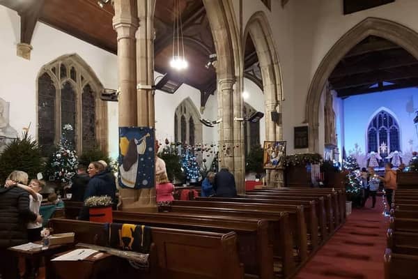 Library picture of St Botolph's Church in Newbold.