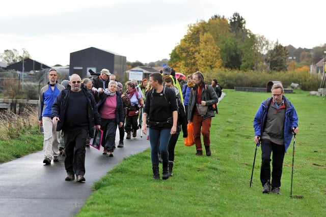 Pilgrimage for COP26 in Bo'ness walking to Grangemouth.
