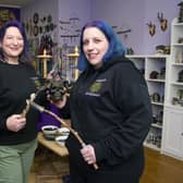 A new spiritual and witchcraft shop, Balanced Witchcraft is opening in Bath Street, Leamington, on Saturday (April 13).Pictured: Jo & Stephanie (Business Owners).Credit: Mike Baker.
