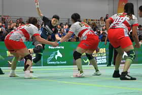 The women’s team from England beat Hong Kong in a tense Group E encounter at the Kabbadi World Cup.