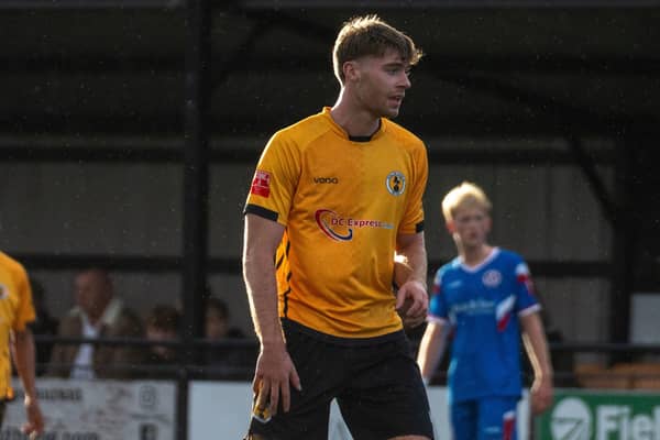 Archie Hamp - former defender enjoying life as a striker for Racers.