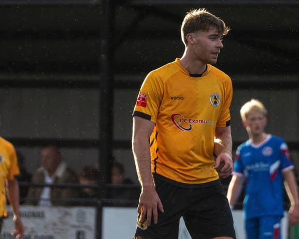 Archie Hamp - former defender enjoying life as a striker for Racers.