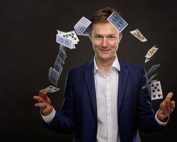 Magician and mind-reader Angus Baskerville is among the acts taking part