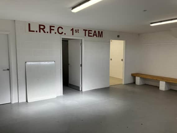 New changing rooms