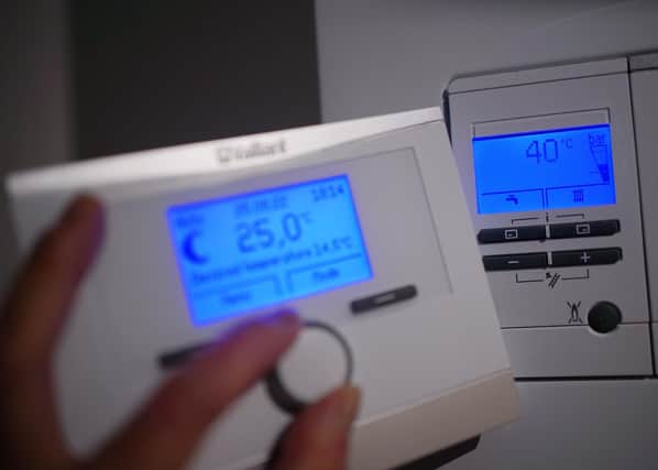 File photo dated 25/08/22 of a domestic home thermostat. Almost half of people in Scotland say energy bills are their biggest financial concern this winter, according to research released by Citizens Advice Scotland (CAS). Issue date: Monday November 20, 2023.