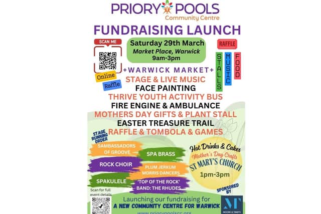 A community event is set to take place in Warwick this month to mark more than £1 million being raised for a new community centre in the town. Photo supplied