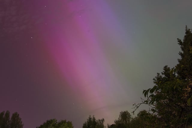 The Northern Lights above Kenilworth on Friday May 10.