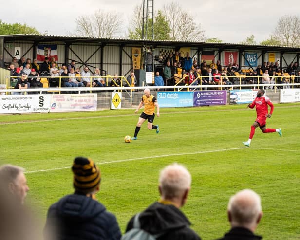 Leamington remain on track for a play-off place after a win over Stamford. Pic: Cameron Murray