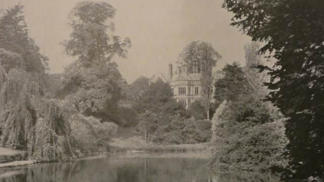 The lake of Welcombe House, 1929 (Author’s private collection)