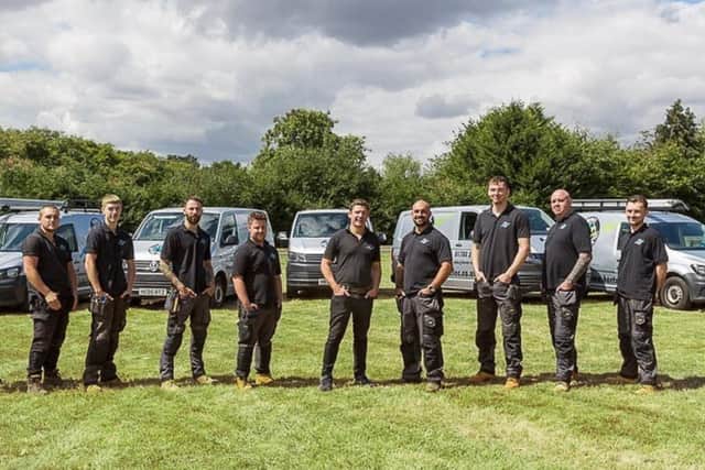 Apprentices following in electrician Andy's successful footsteps.