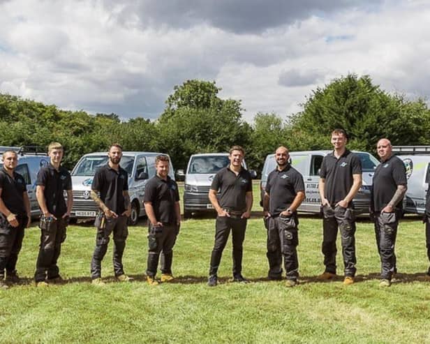 Apprentices following in electrician Andy's successful footsteps.