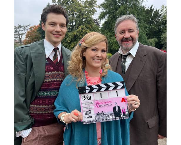 Filming for the new series of Shakespeare and Hathaway has now started - with some filming taking place in Jephson Gardens in Leamington. Photo supplied to Warwick District Council by the BBC.
