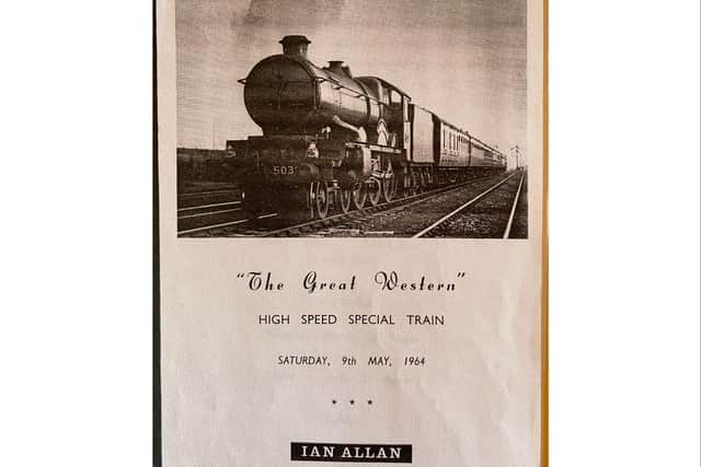 The  brochure from the original trip in 1964. Photo supplied